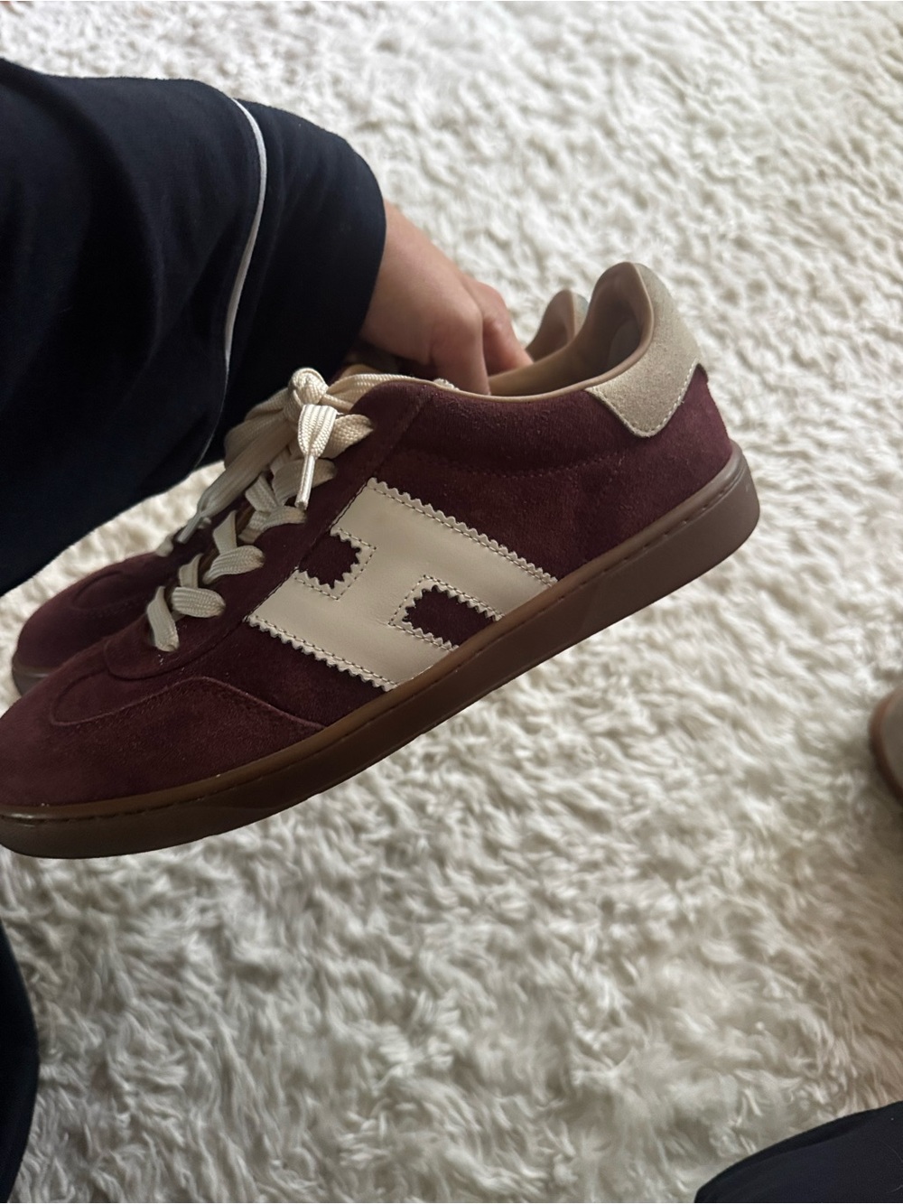 Hogan women’s suede sneakers